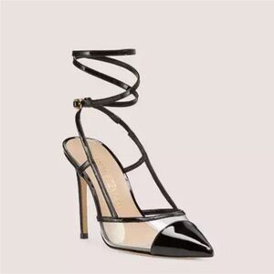 Stuart Weitzman Mondrian 100 pump strappy heels